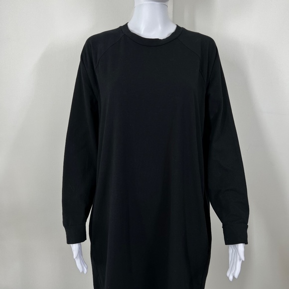 Eileen Fisher Black Long sleeve, Midi, Soft thicker Jersey knit, Pockets, L - Picture 16 of 16